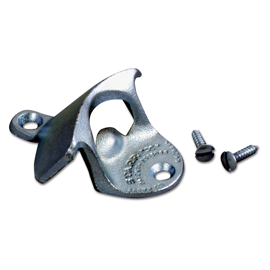 Browne Foodservice 1199 Cast Metal Wall-Mounted Bottle Opener