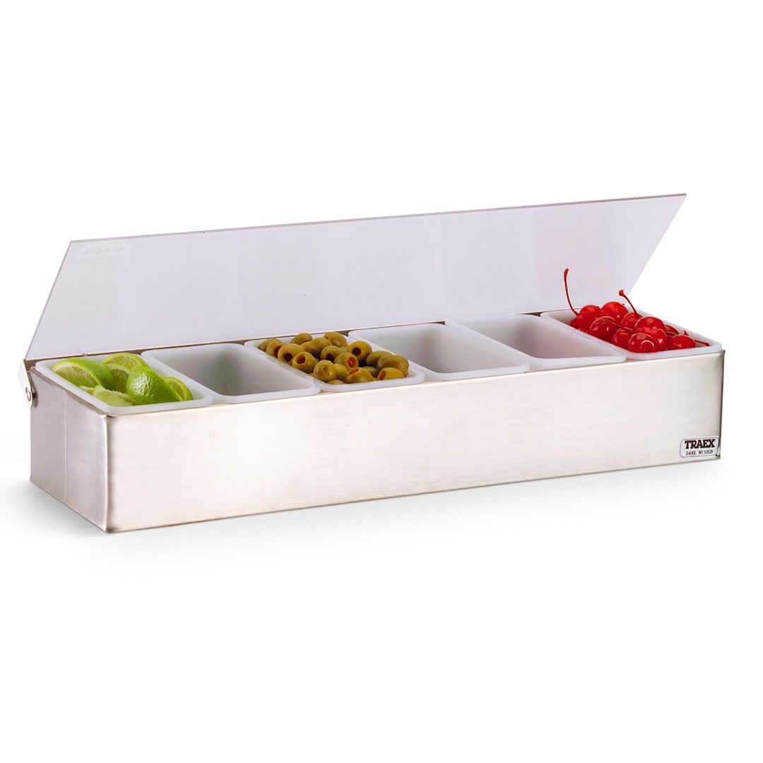 Traex® 4702 Stainless Steel 6 Pint Condiment Dispenser