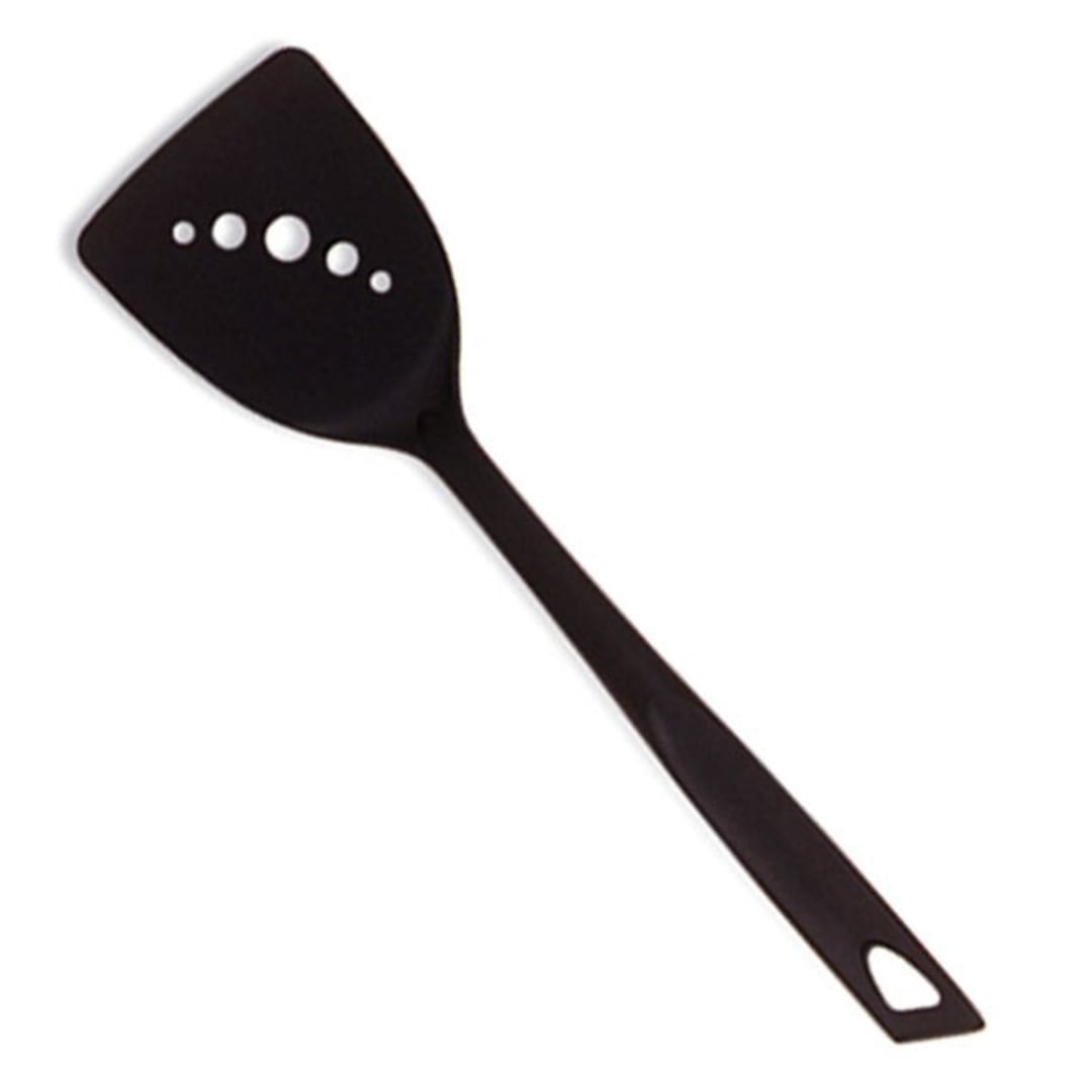 Norpro 1604 Black 14-1/4" High Heat Nylon Slotted Turner
