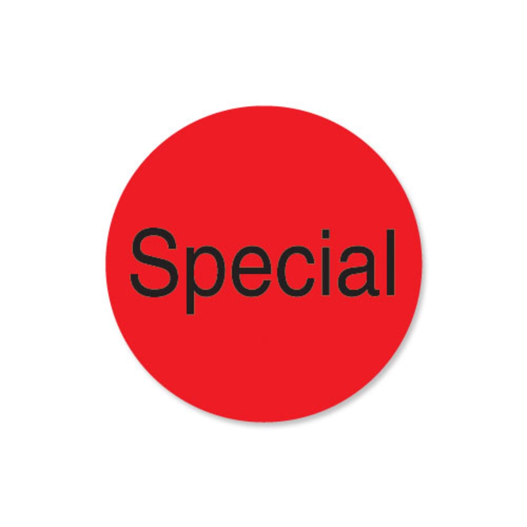 DayMark 112003 DuraMark Red 1" "Special" Deli Label - 1000 / RL