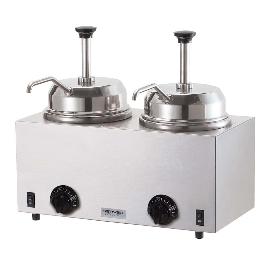 Server Products 81230 Twin Warmers With Pumps