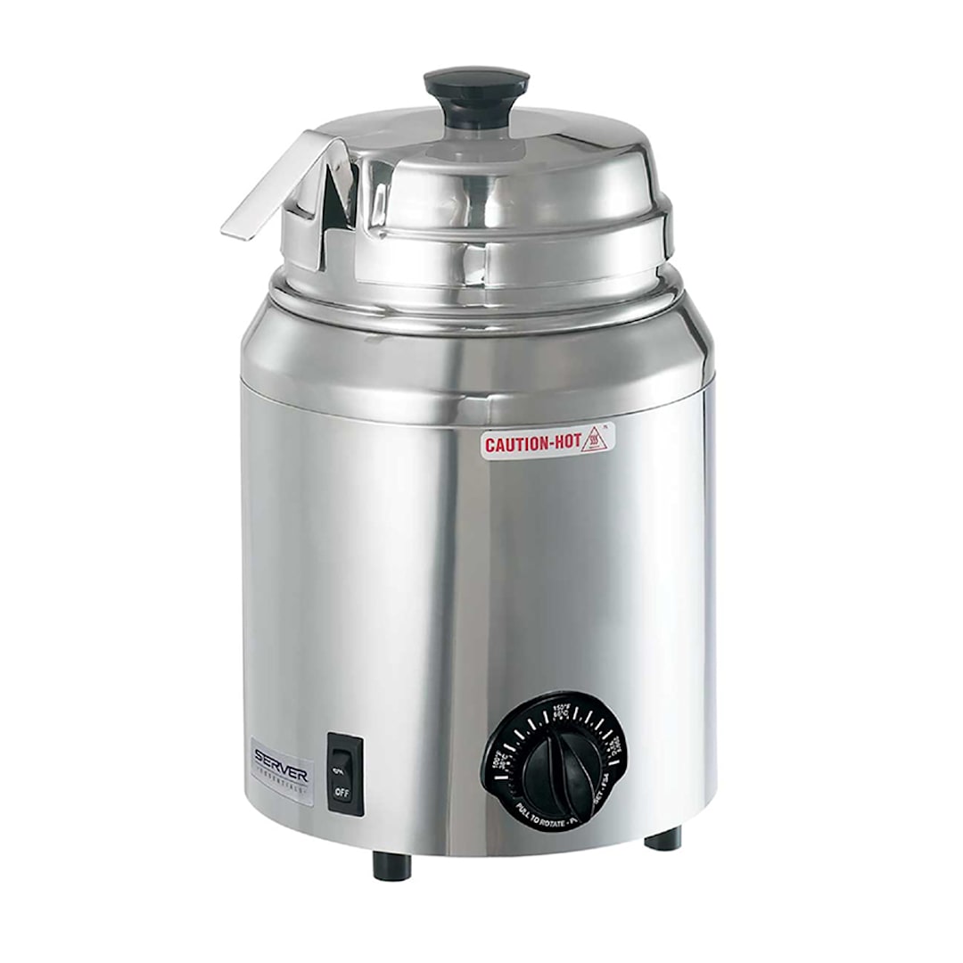 Server Products 82500 Single Vessel Warmer With Lid & Ladle