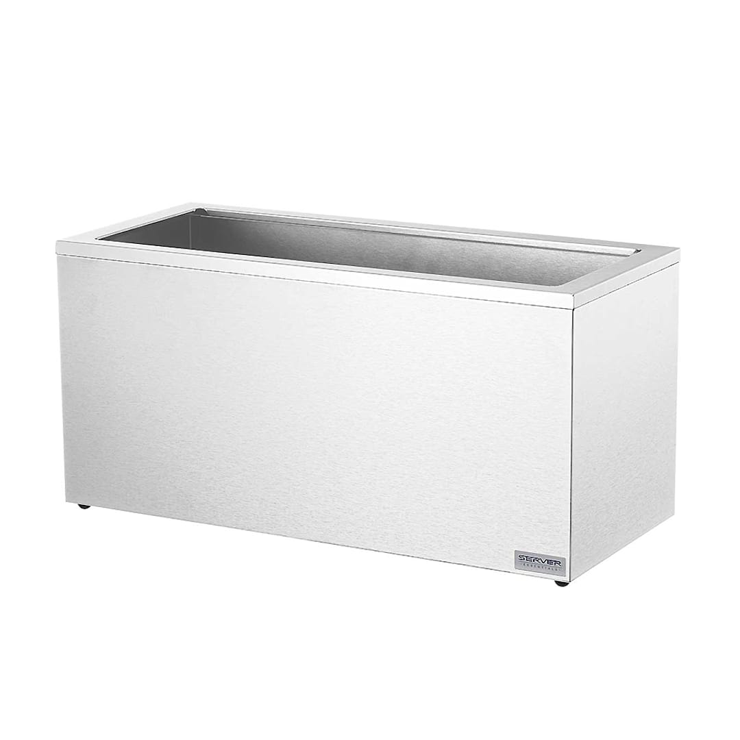 Server Products 82550 4-Jar Stainless Steel Non-Insulated Rail Base