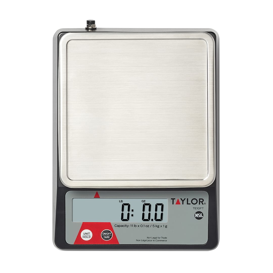 Taylor Precision TE10FT Compact Digital 11 Lb. Portion Control Scale