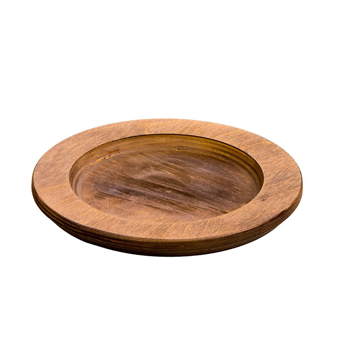 Lodge® U3RP Round Wood Underliner with Walnut Stain