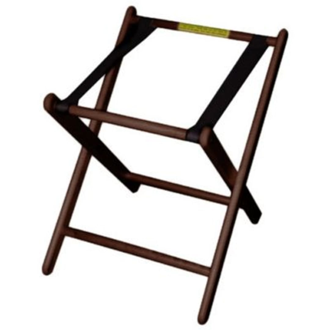 Old Dominion A-2 Walnut Finish Hardwood 24" High Infant Carrier Stand