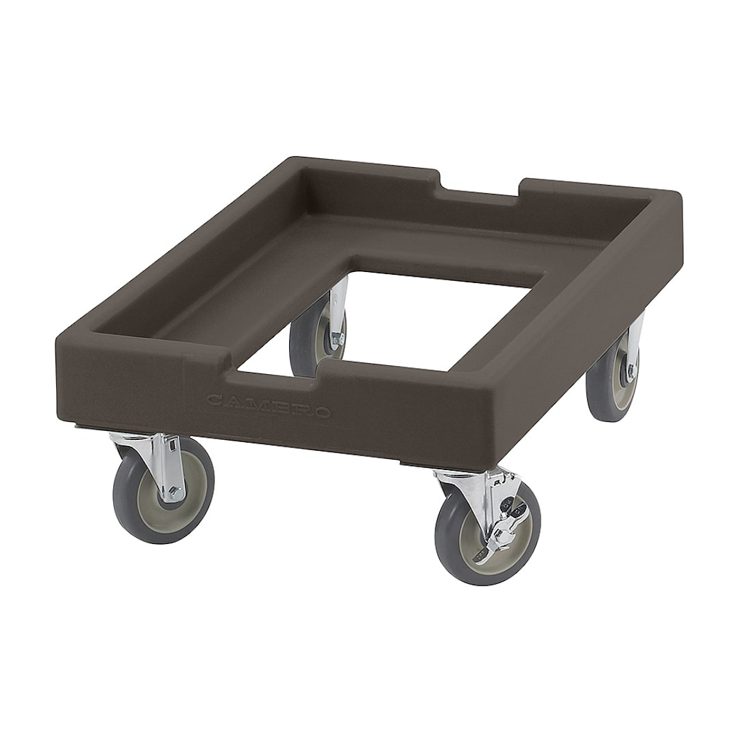 Cambro CD1826PDB131 Camdollies Dark Brown Dolly for Dough Box
