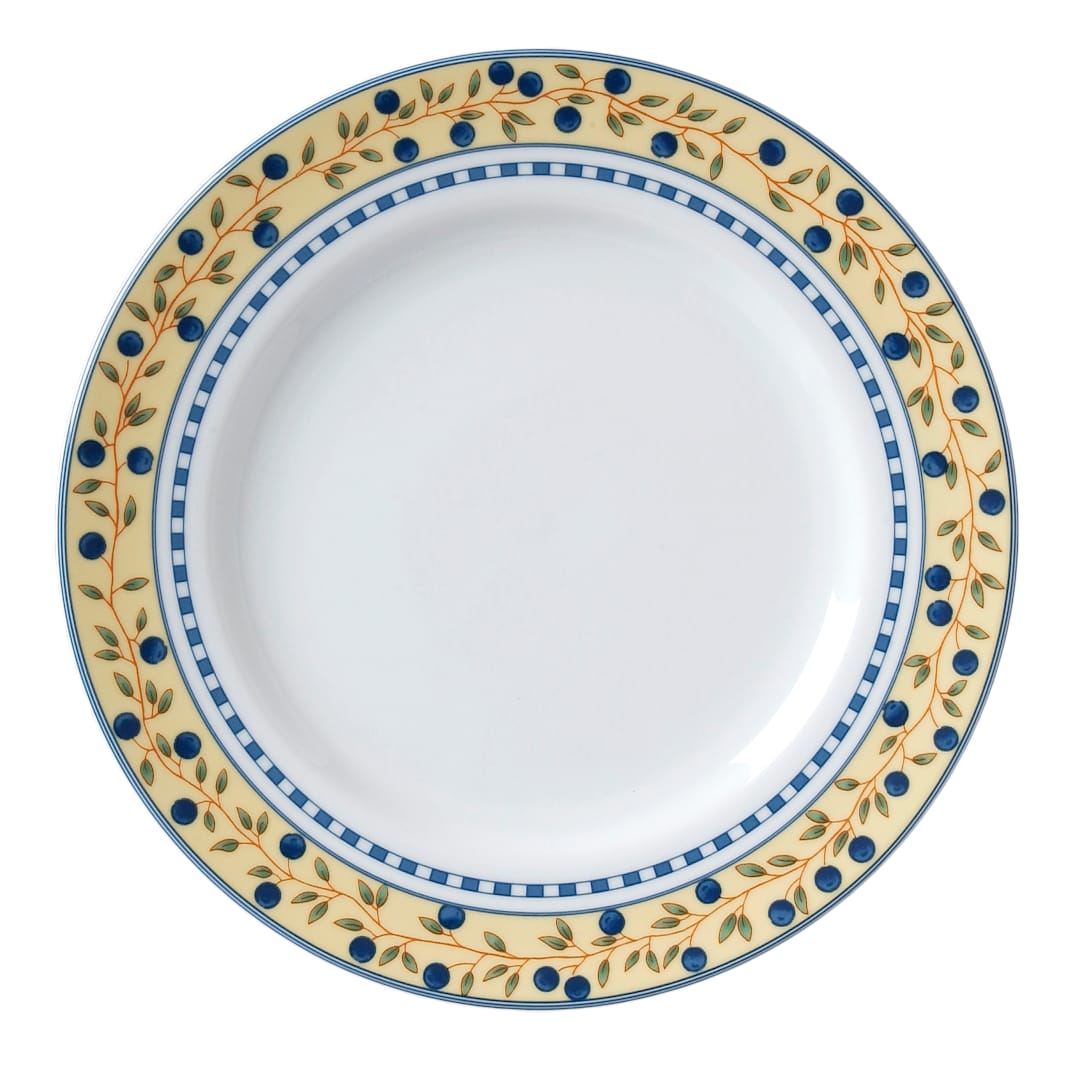 Vertex® China AL-6-BB Alpine Blueberry 6.5" Plate