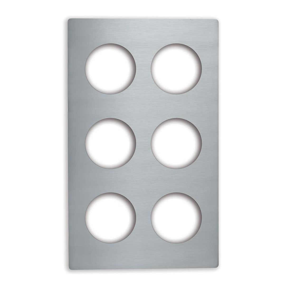Vollrath 8241914 Miramar™ S/S Template For 6 Bain Maries