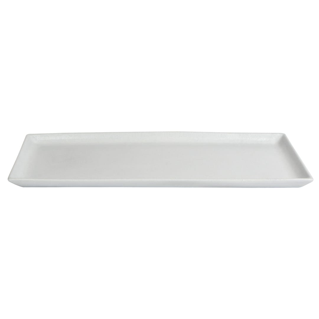 Bugambilia PU002WW White 20.2 Oz Rectangular Gourmet Platter