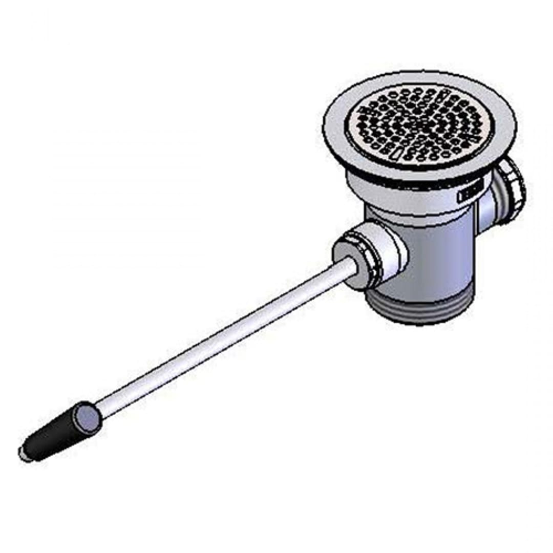 T & S Brass B-3952 Waste Box With 3-1/2" Opening