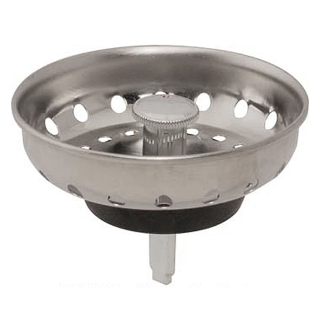 FMP 102-1063 S/S Universal Sink Basket with Fixed Post