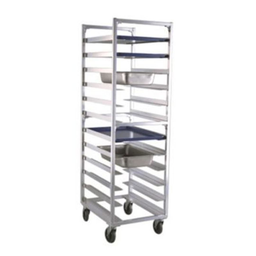 New Age Industrial 1305 Aluminum Wide Angle Rack with Twelve Slides
