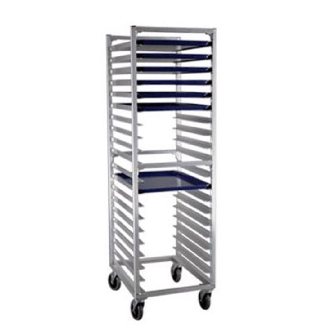 New Age 1331 Aluminum End Loading 20 Pan Capacity Bun Pan Rack