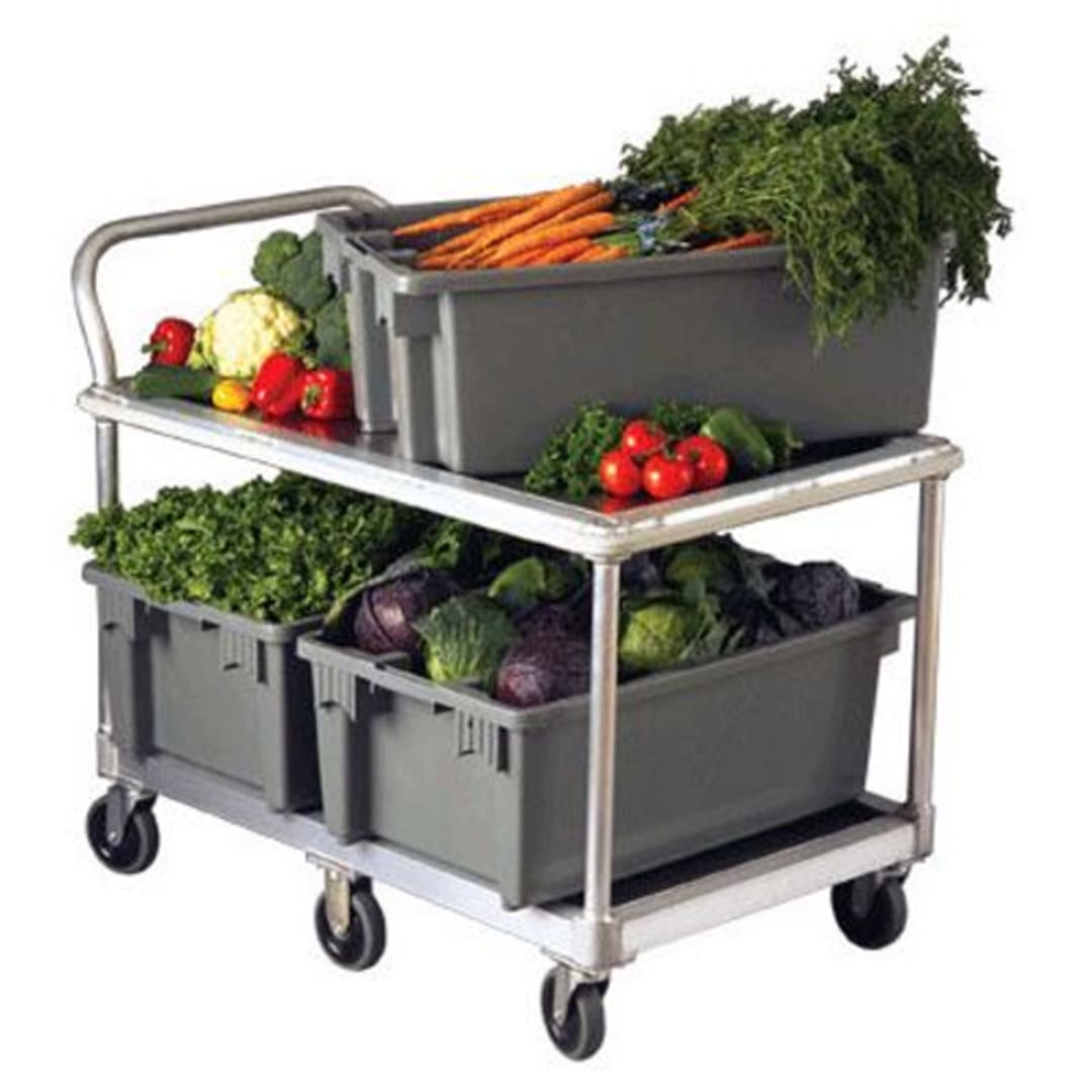 New Age Industrial 1410 Aluminum 1000 Lb. Capacity Wet Produce Cart