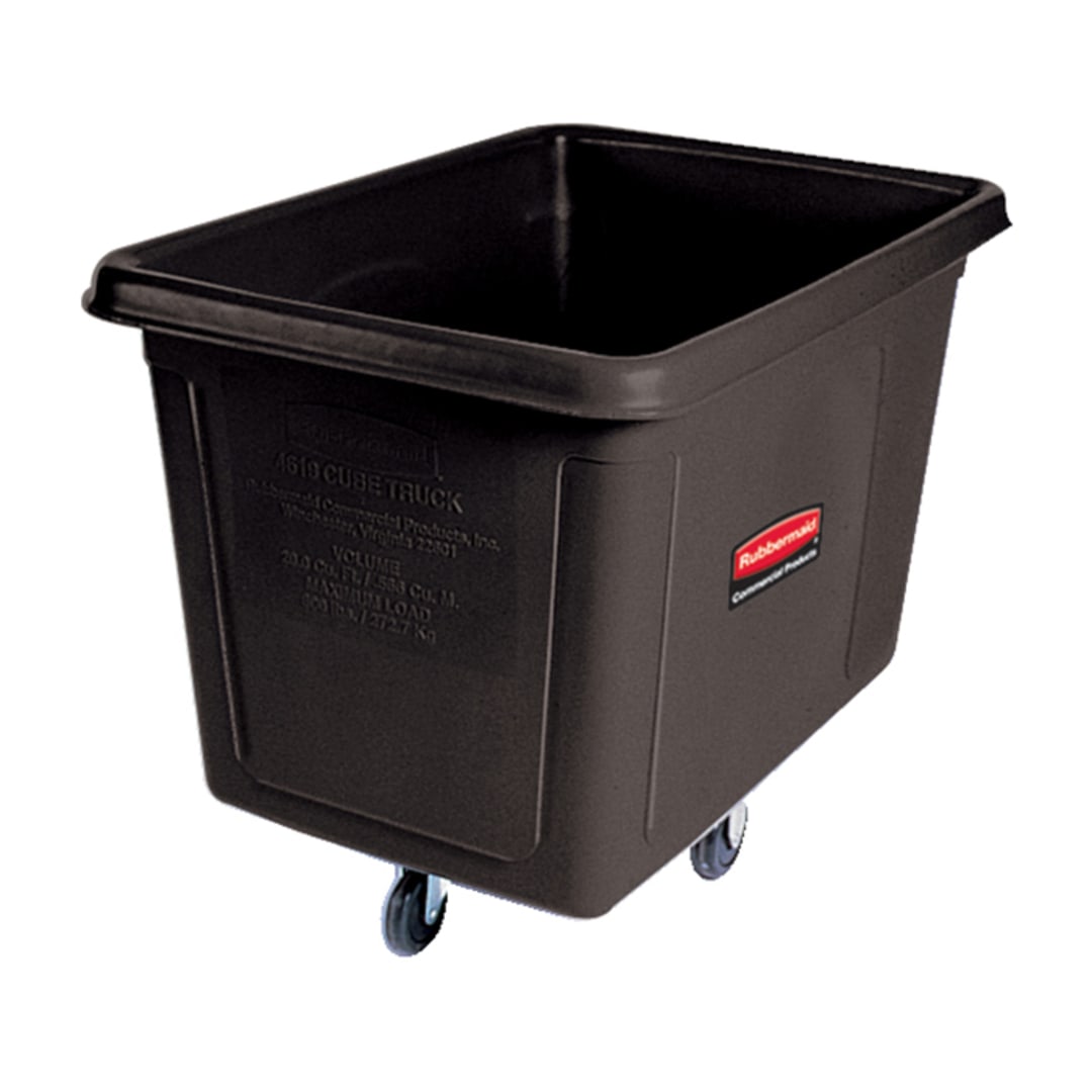 Rubbermaid FG461900BLA Black 20 Cu. Foot Cube Truck