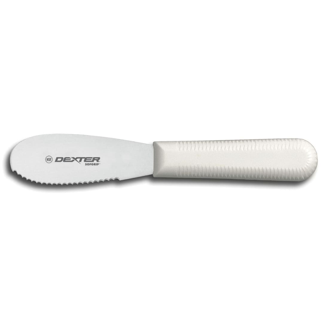 Dexter Russell SG173SC-PCP SofGrip 3.5" Scalloped Knife Spreader