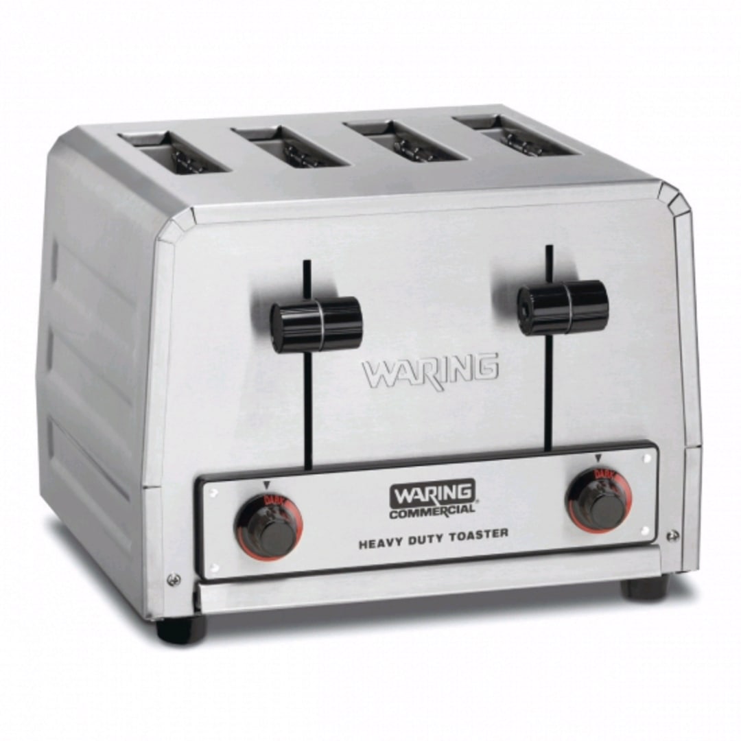 Waring® Commercial WCT800 120V Heavy-Duty 2200W 4-Slot Toaster