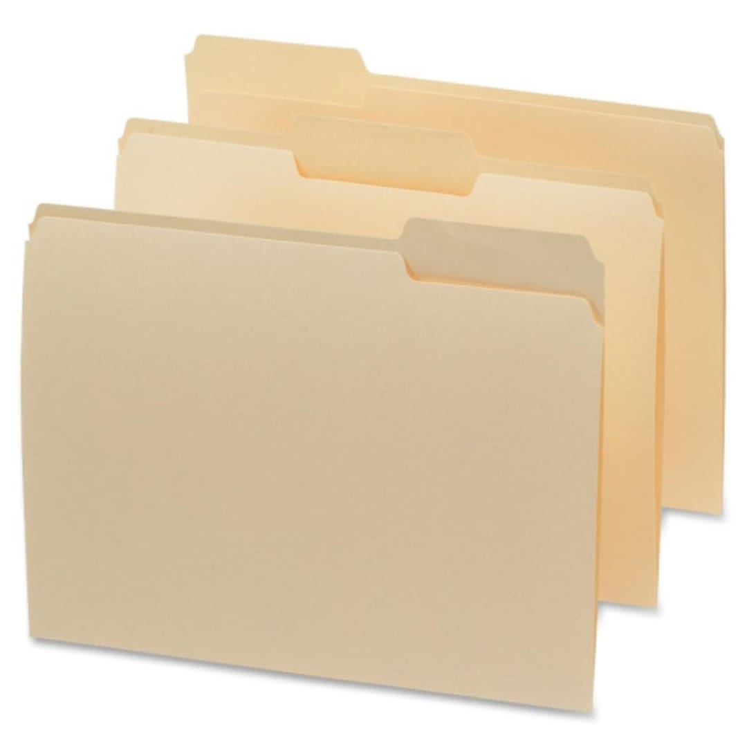 Business Source BSN17525 Letter Size Manila File Folder