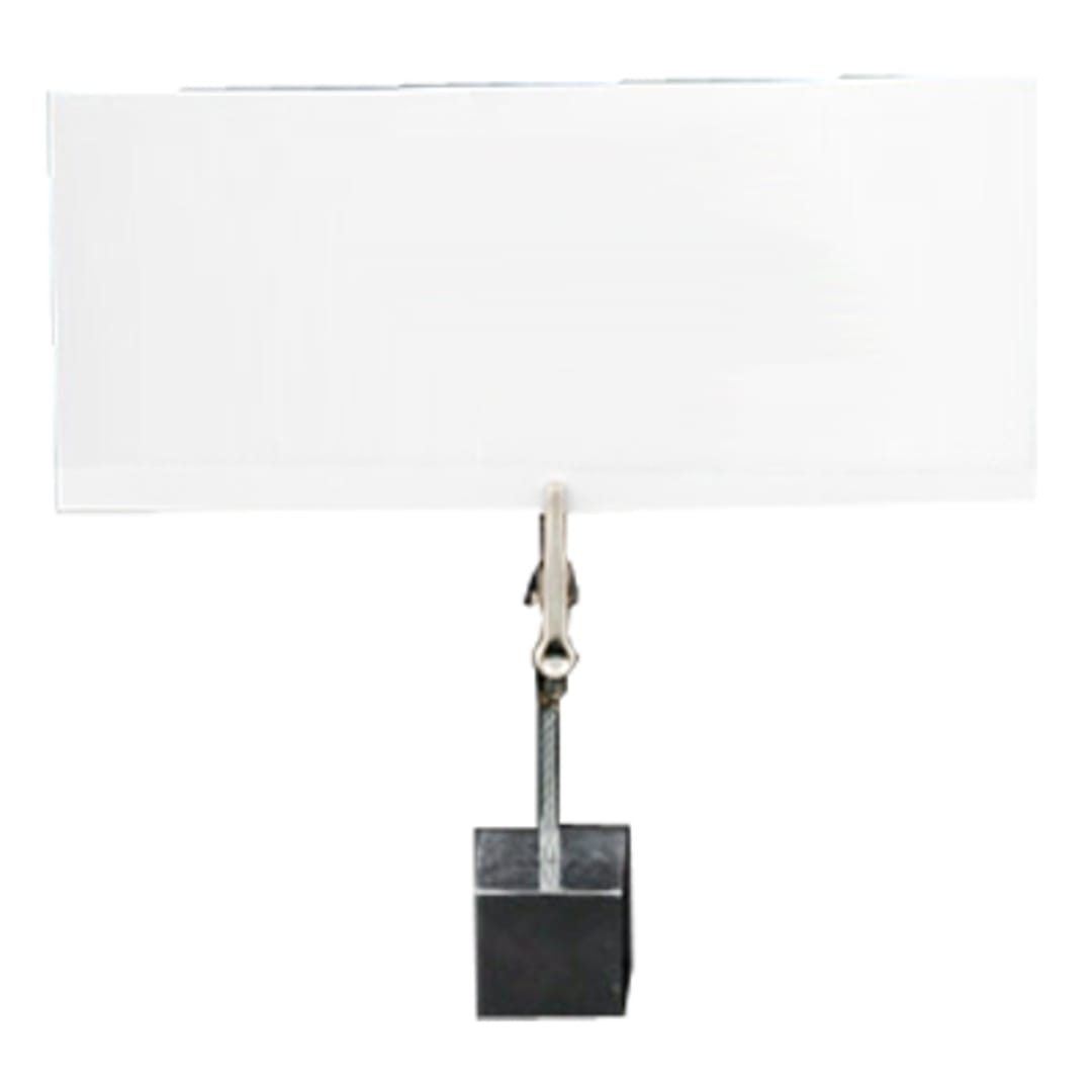 Dover Normandy Hotelware N-3040 Polished Aluminum Cube Clip