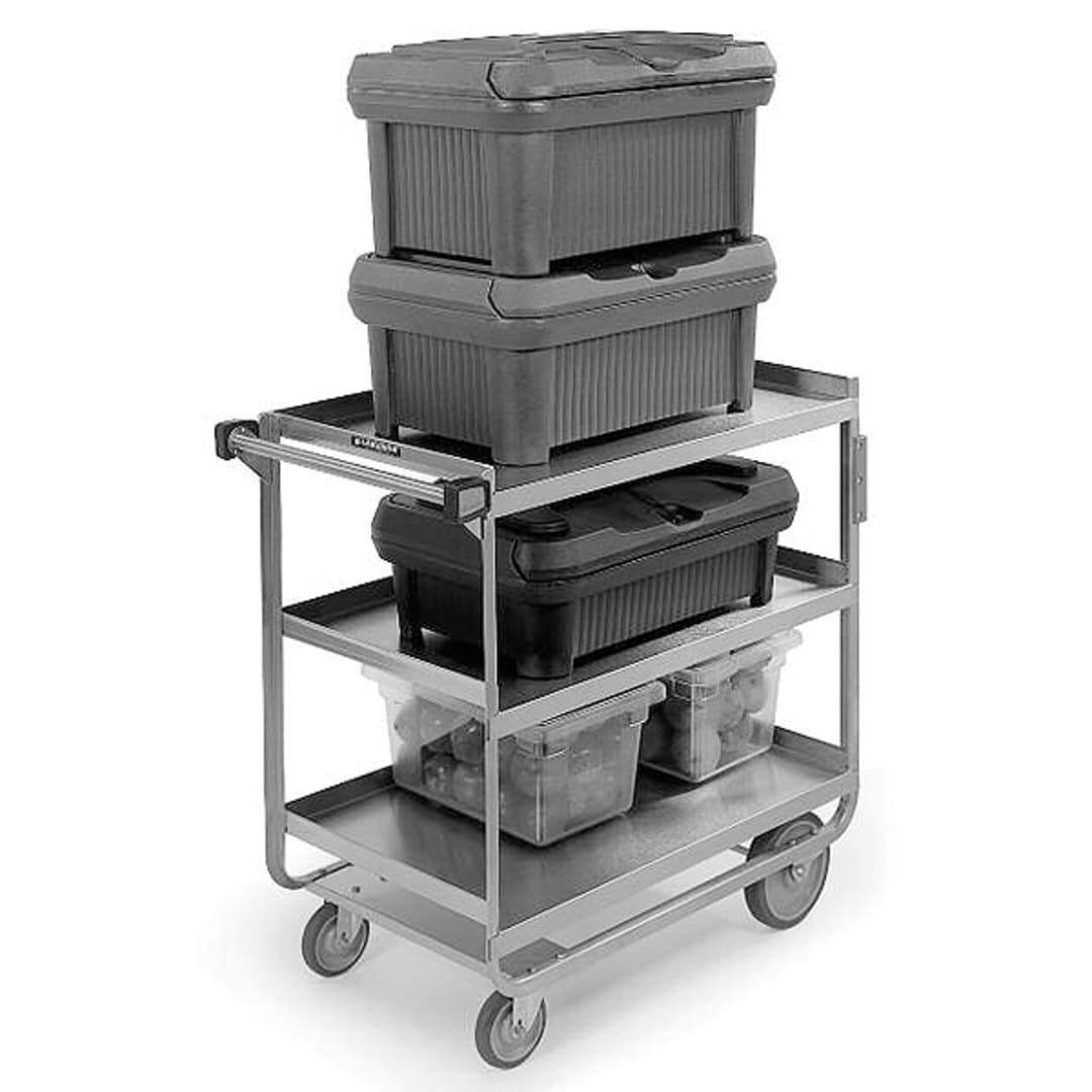 Lakeside® 522 S/S HD 700 lb Capacity 18" x 27" 3-Shelf Cart