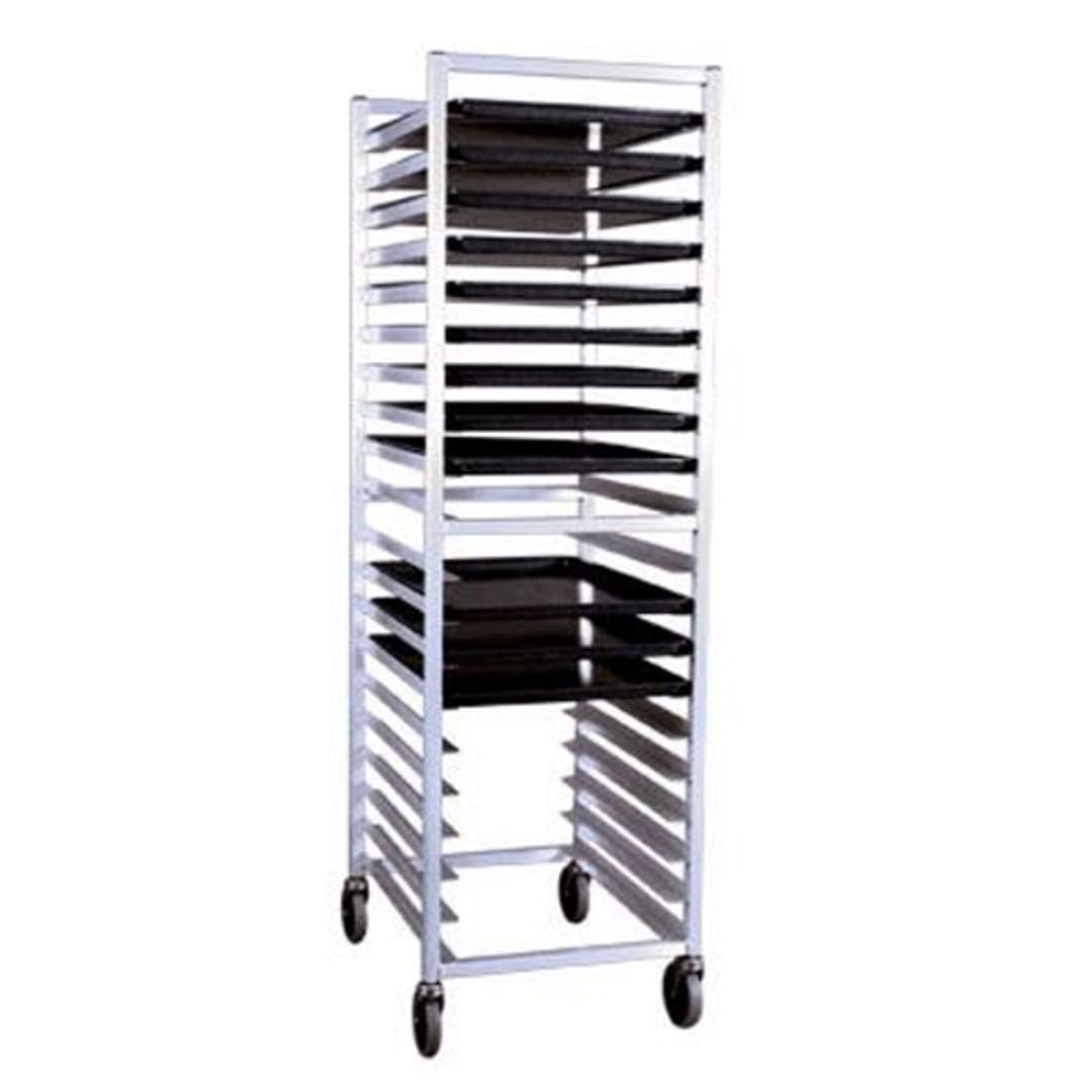 New Age Industrial 6331 Aluminum 20 Pan Rack with Angled Guides
