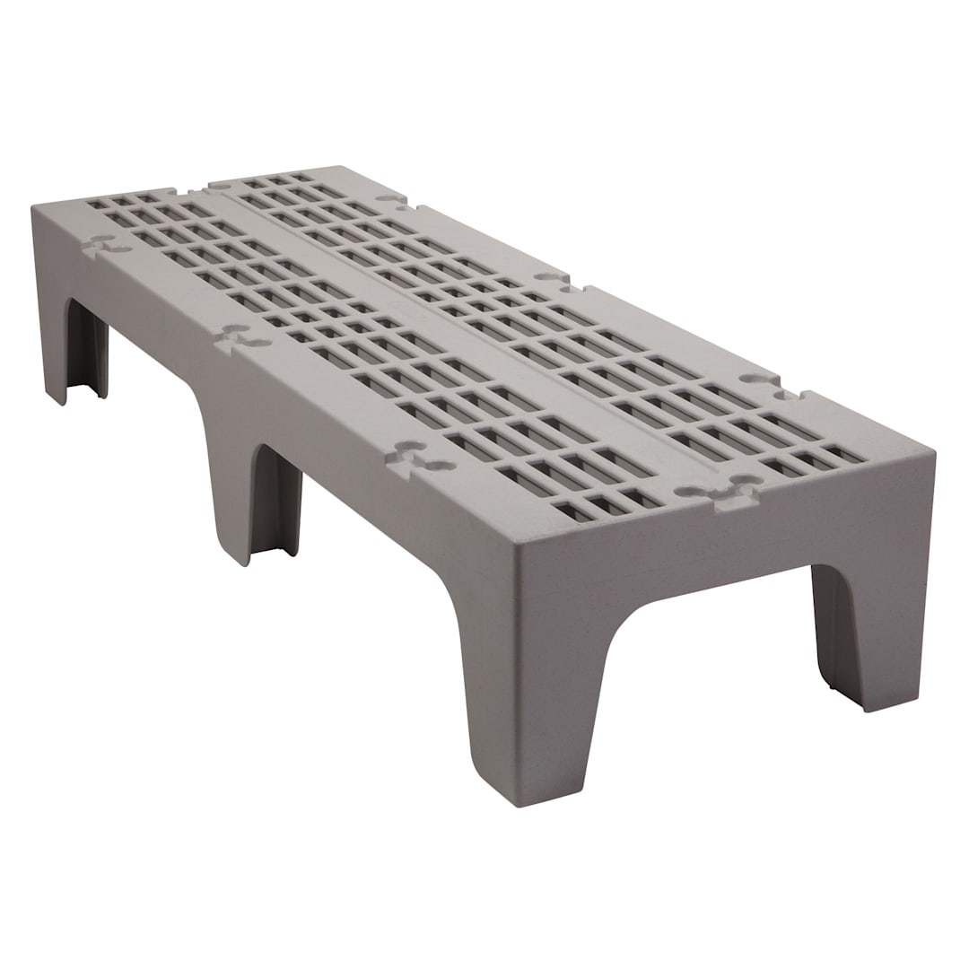 Cambro DRS600480 Sp. Gray 21" x 60" x 12" Slotted Top Dunnage Rack