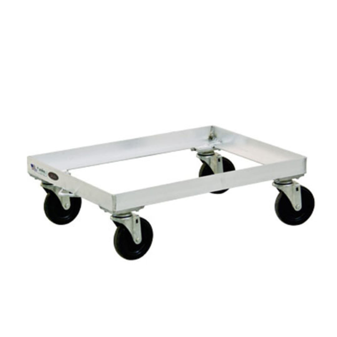 New Age 1192 Single Tier Angled Sheet 800 Lb Cap Pan Dolly w/o Sides