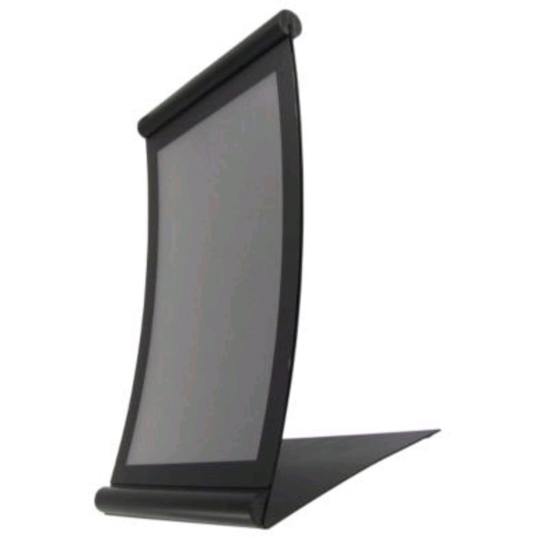 VGS CC-CTD-BK-TB Concurva® Black Counter Top Sign Holder