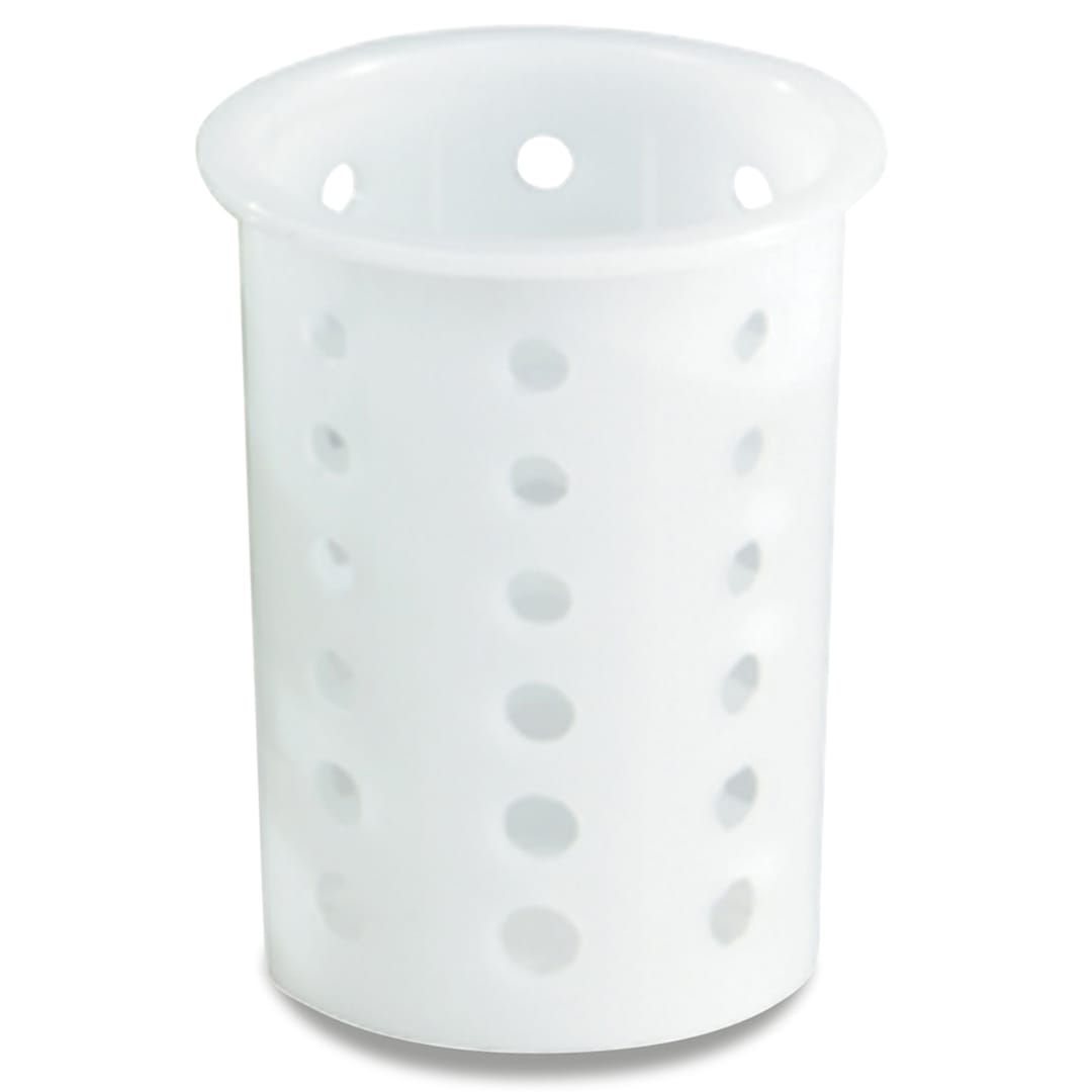 Vollrath® 52643 White Plastic Silverware Cylinder