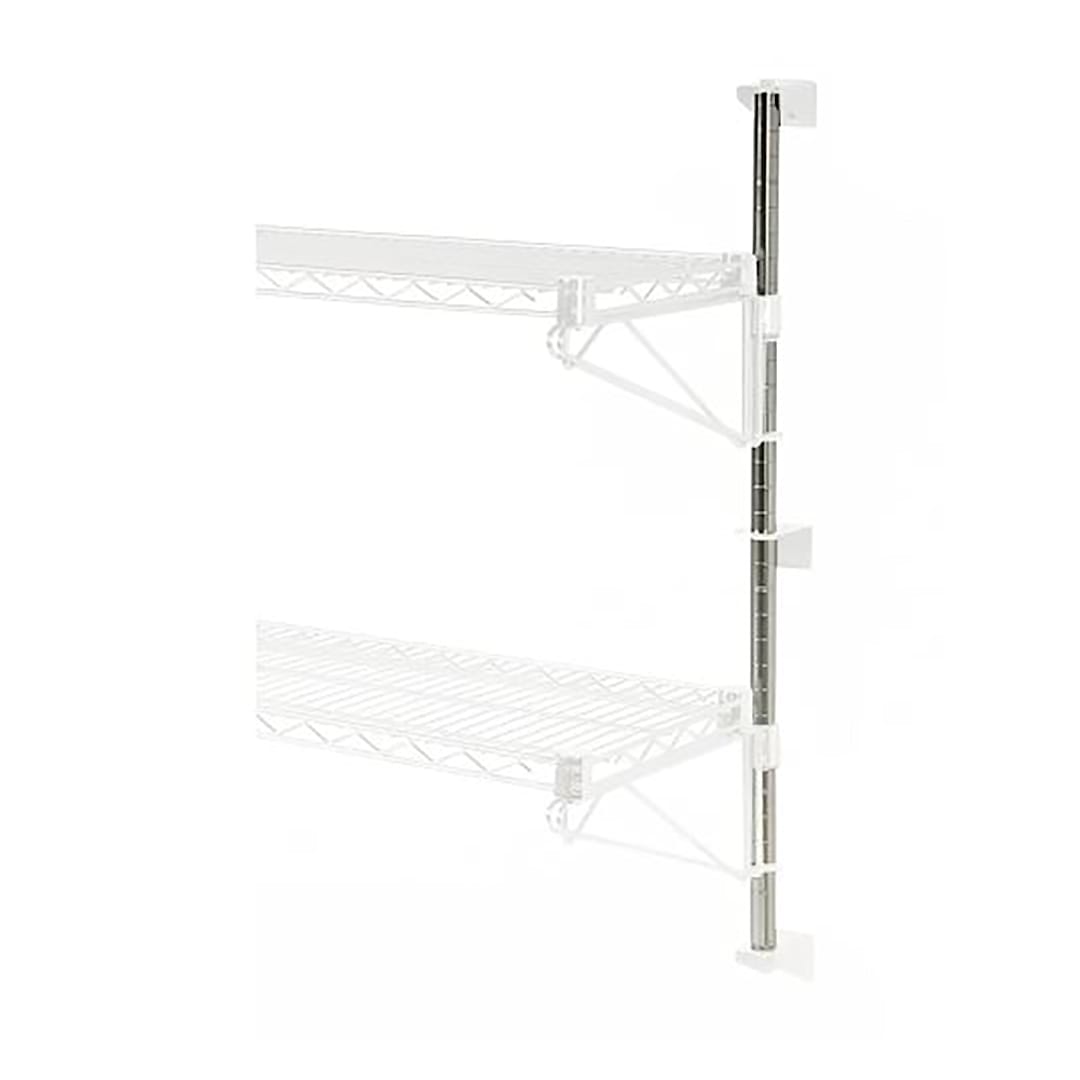 Darling Foodservice 24" Chromate Wall Mount Post Set