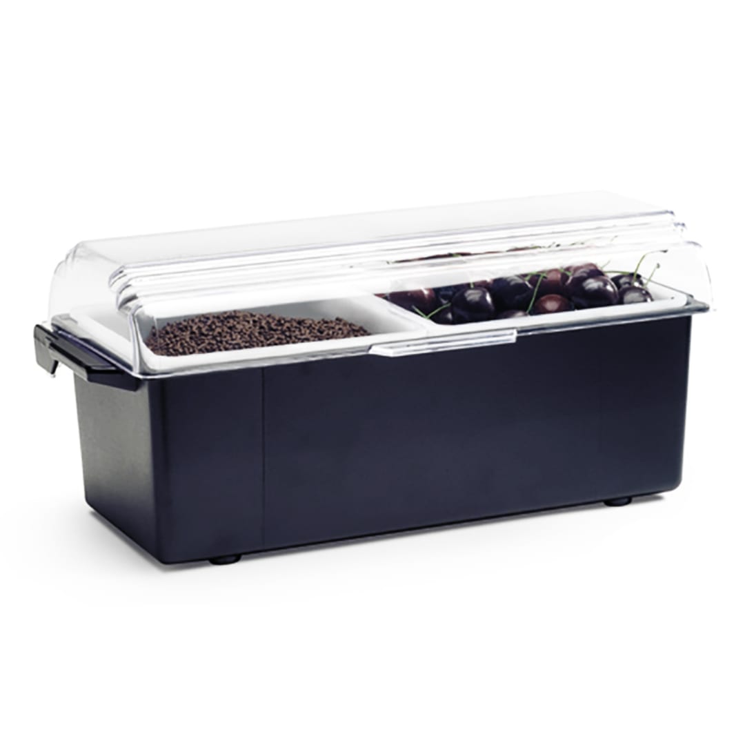 Traex 4740-06 Black 2 Quart Condiment Dispenser