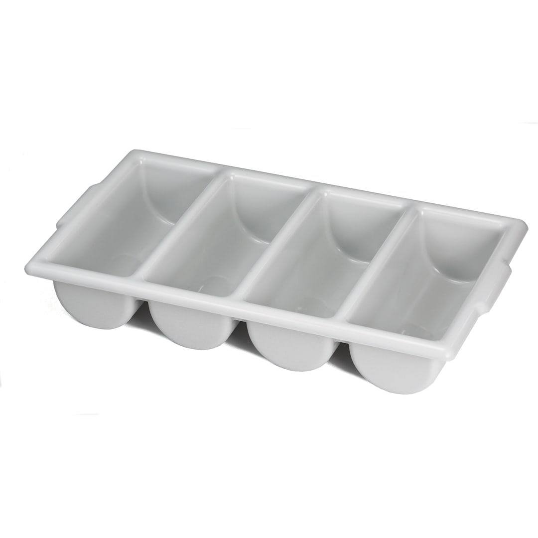 TableCraft 1524G Gray 21" x 12" Cutlery Bin