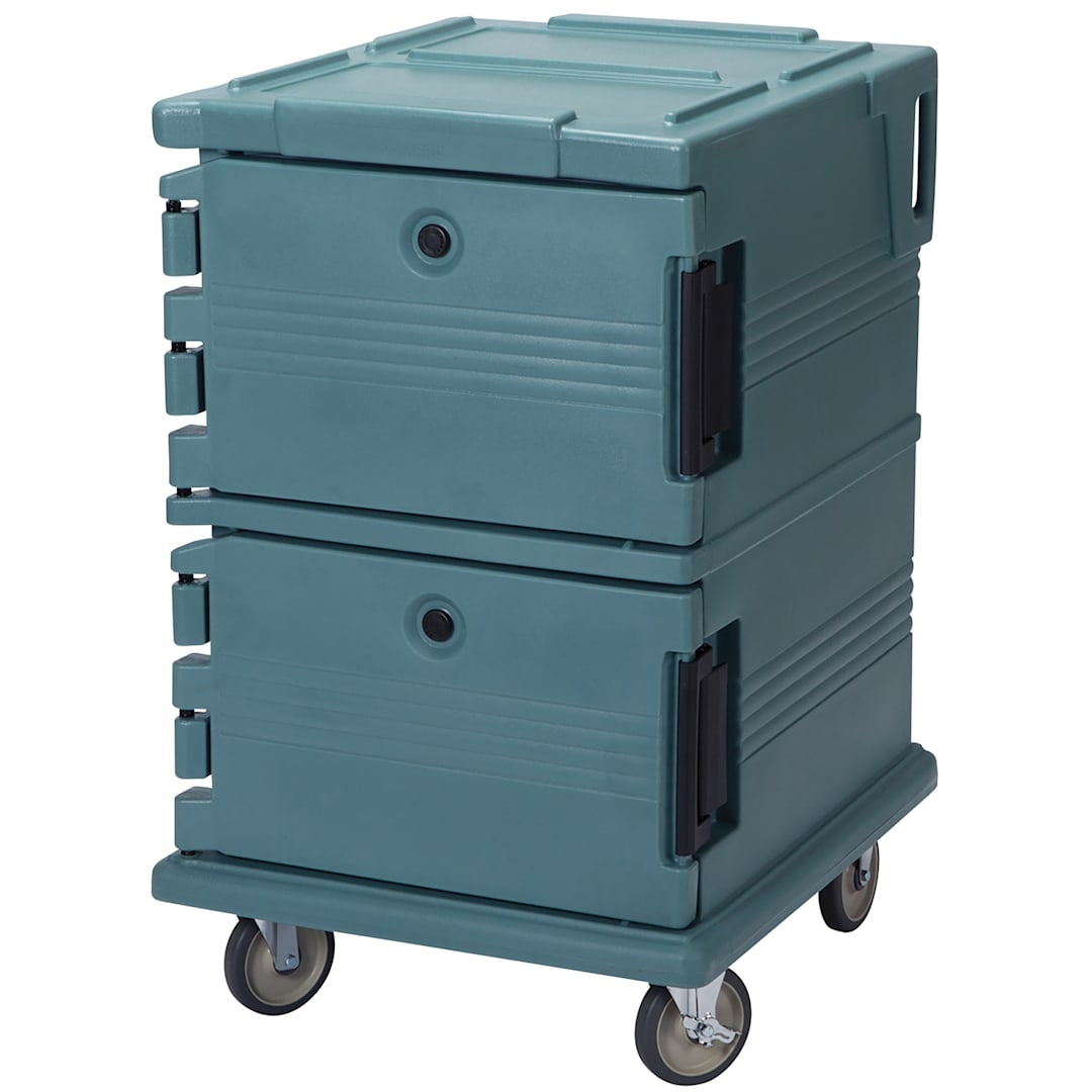 Cambro UPC1200401 Ultra Camcart Slate Blue 90 Qt. Food Pan Carrier