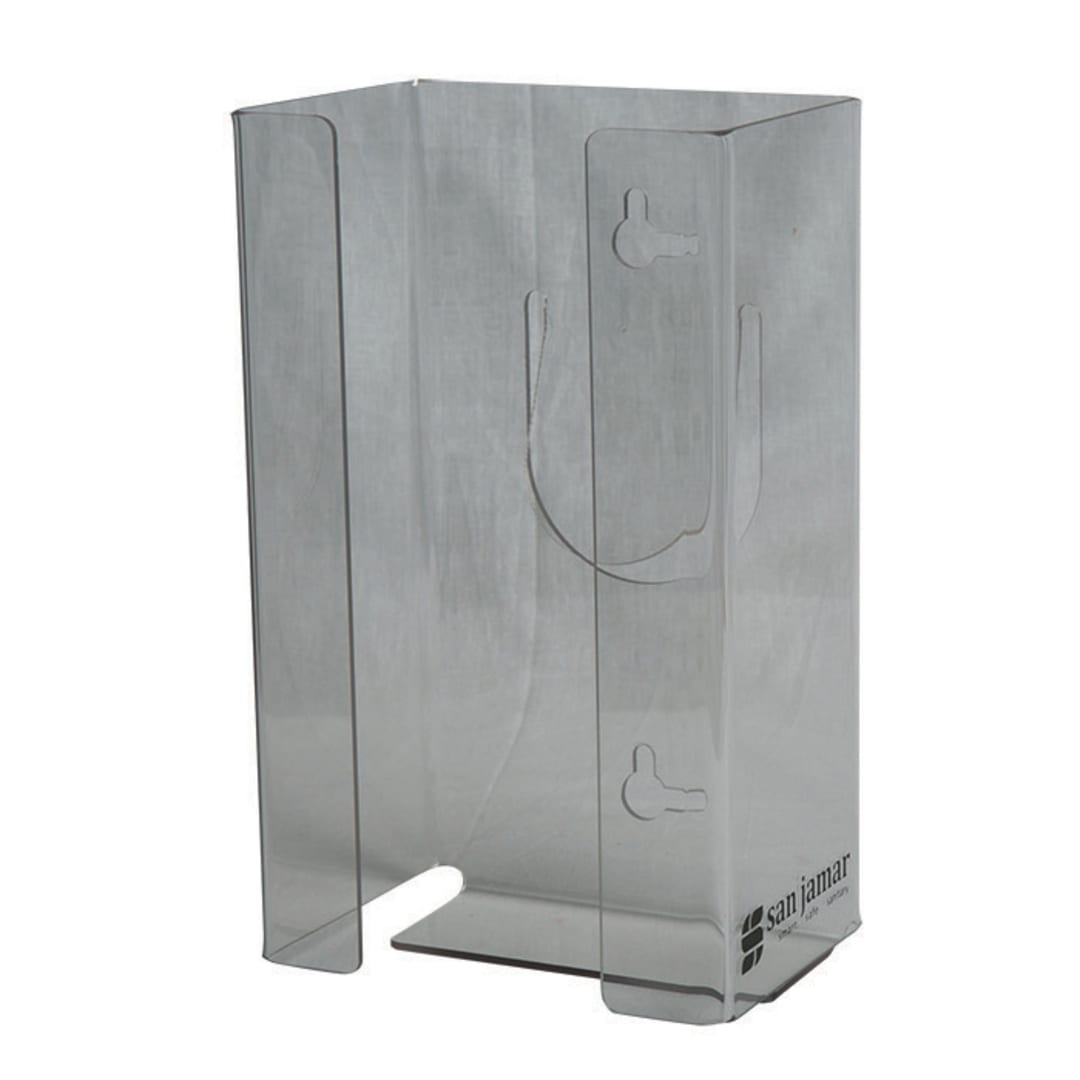 San Jamar® G0803 Clear 1-Box Disposable Glove Dispenser