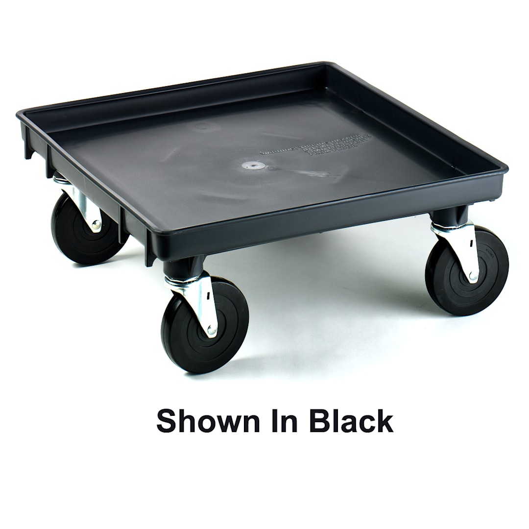 Traex 1697-44 Blue Glass Rack Dolly without Handles