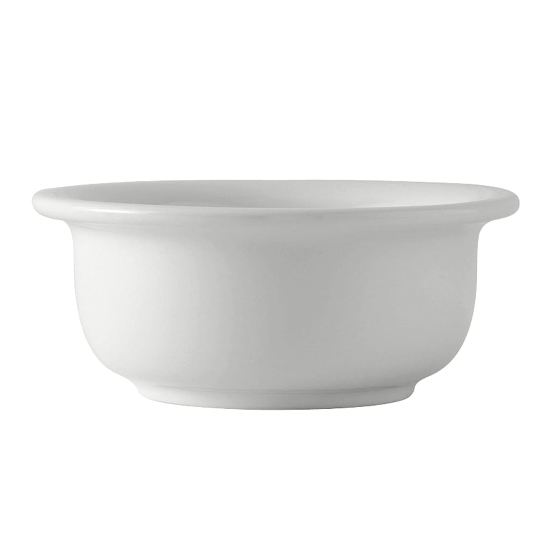 Tuxton BWB-1409 14 Oz. White Pot Pie Dish