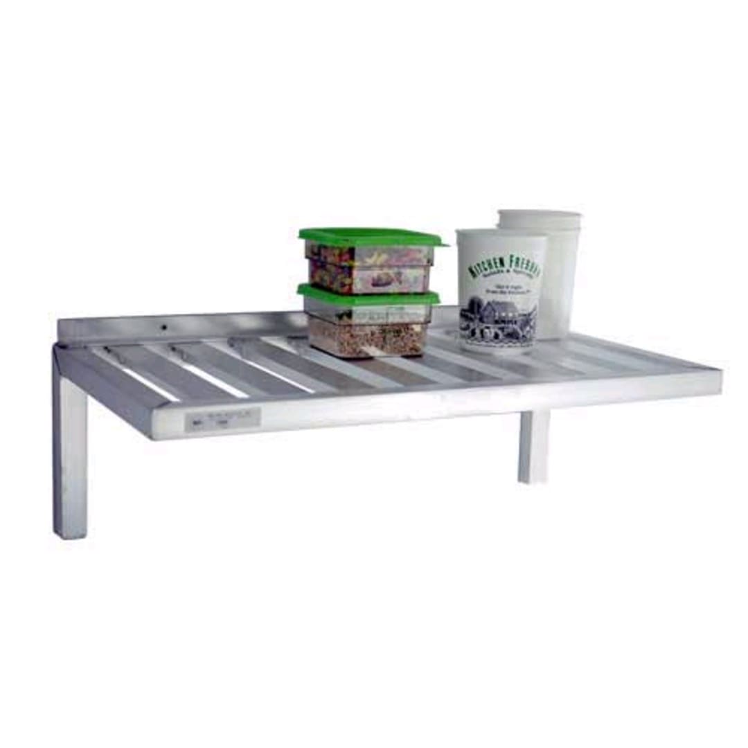 New Age 1121 Aluminum 20 x 36" T-Bar Design Wall Mounted Shelf
