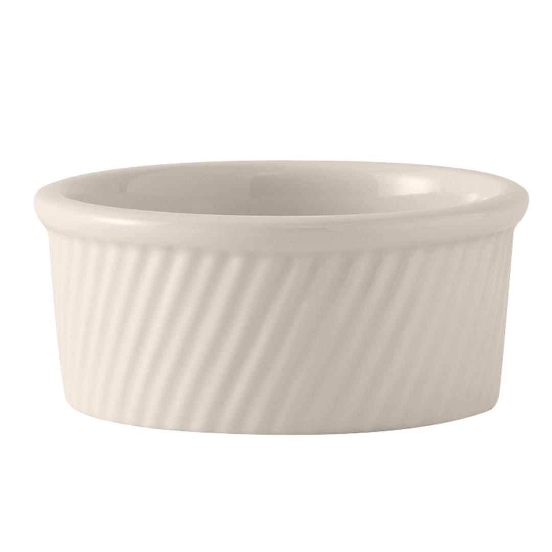 Tuxton BEX-1604 13.5 Oz. Round Swirl Souffle