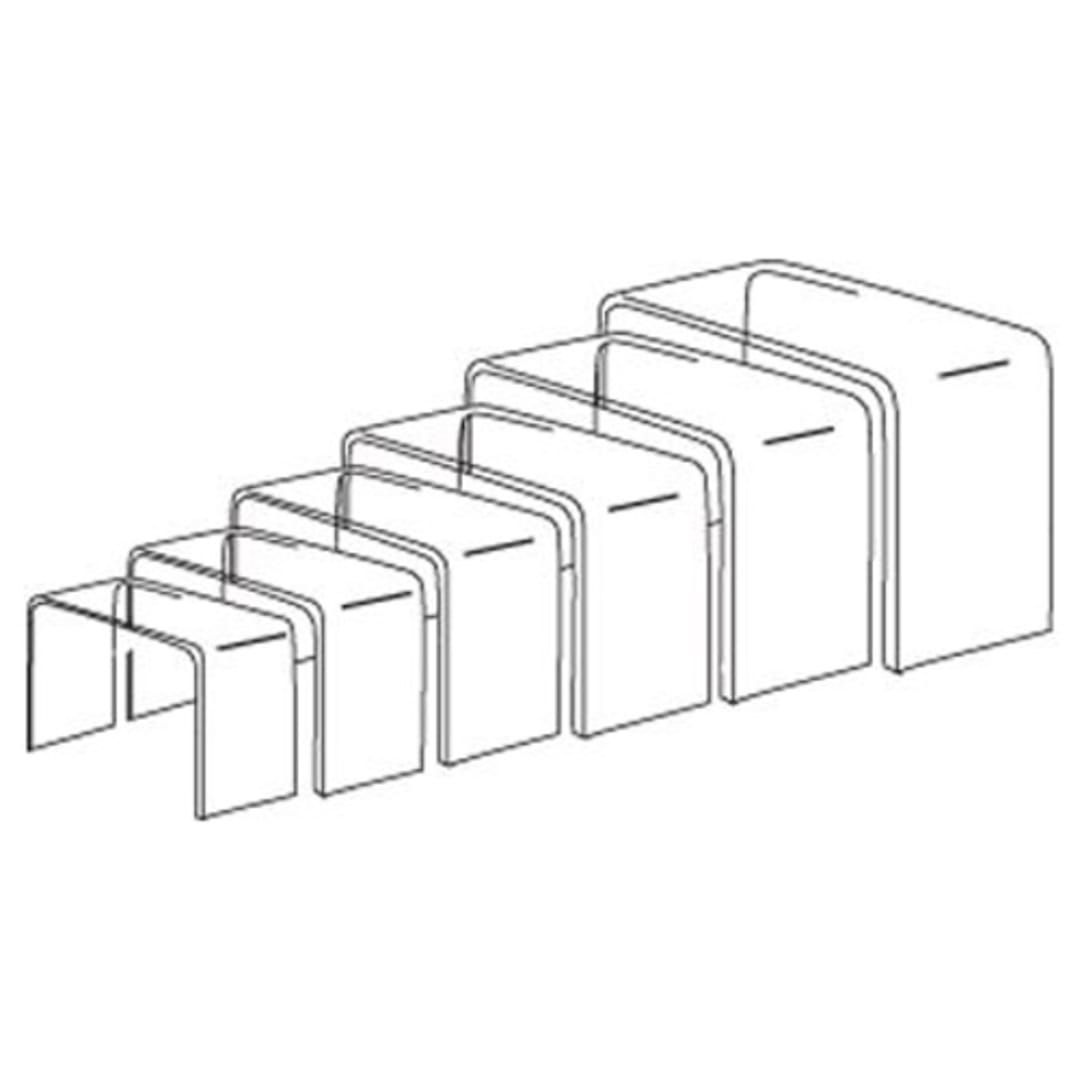 Grand & Benedicts 223-1056 Thick Acrylic 6-Riser Set
