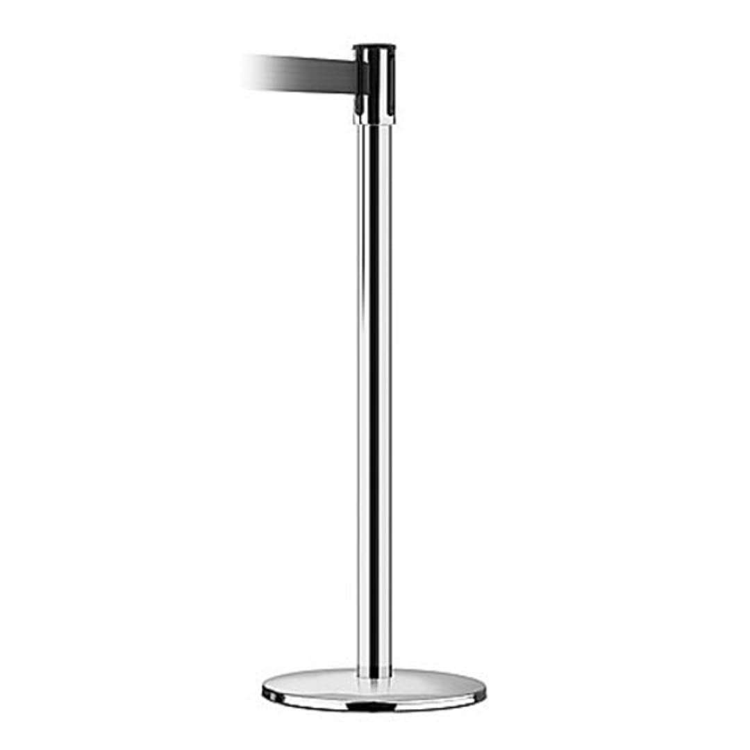 Tensator 890U-1P-R5 Polished Chrome Standard Tensabarrier Post