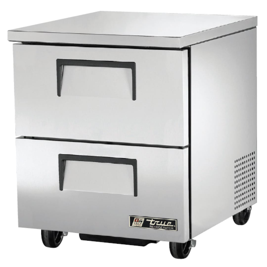 True TUC-27D-2-HC 2-Drawer S/S 6.5 Cu Ft Undercounter Refrigerator