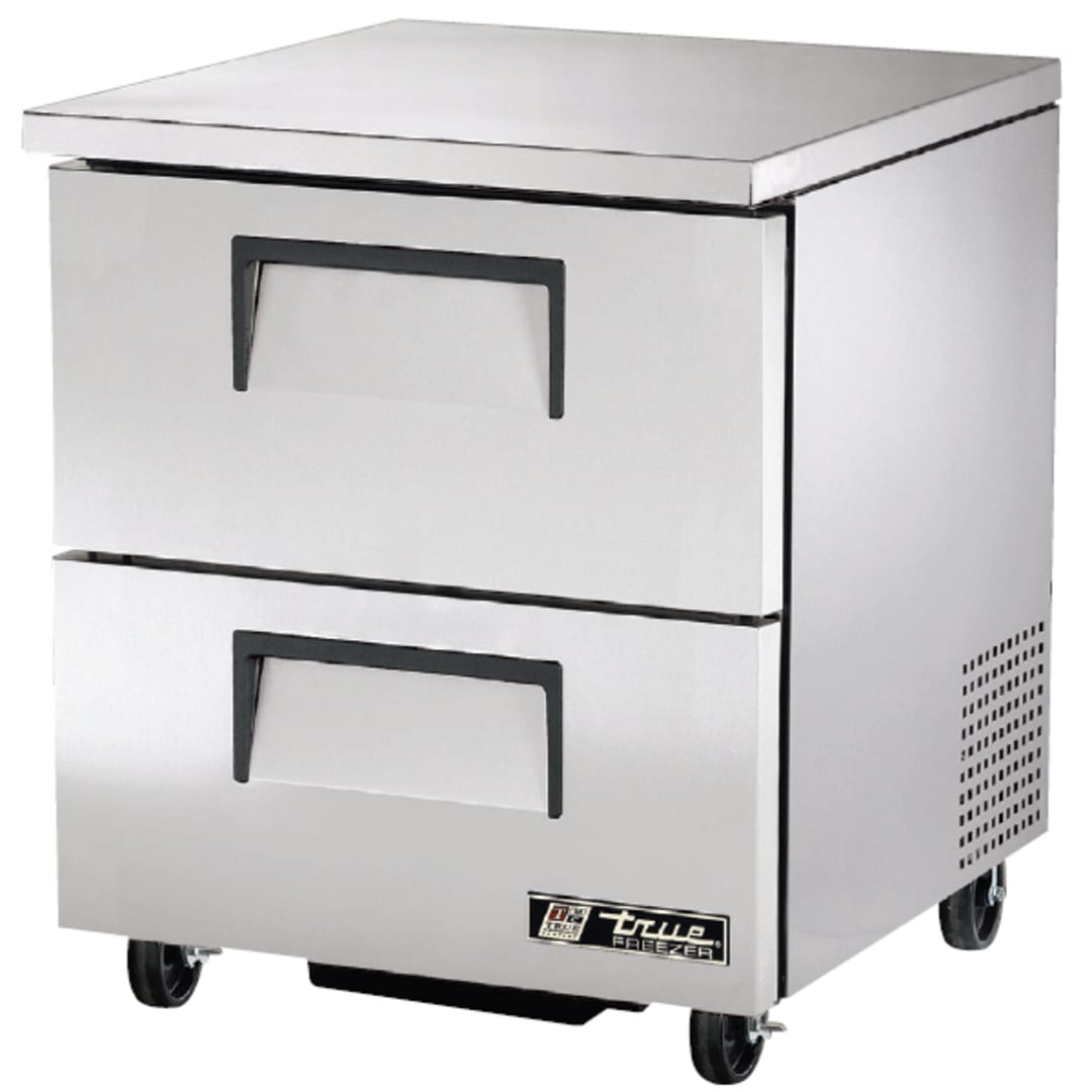 True® TUC-27F-D-2-HC S/S 2-Drawer 6.5 Cu Ft Undercounter Freezer