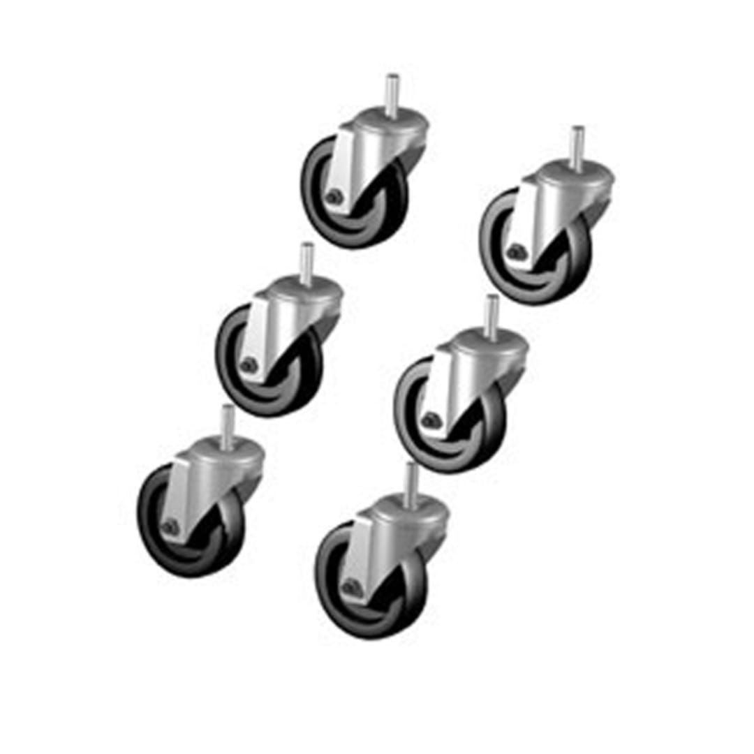 True® 830276 (6) 2-1/2" Casters For GDM Freezers