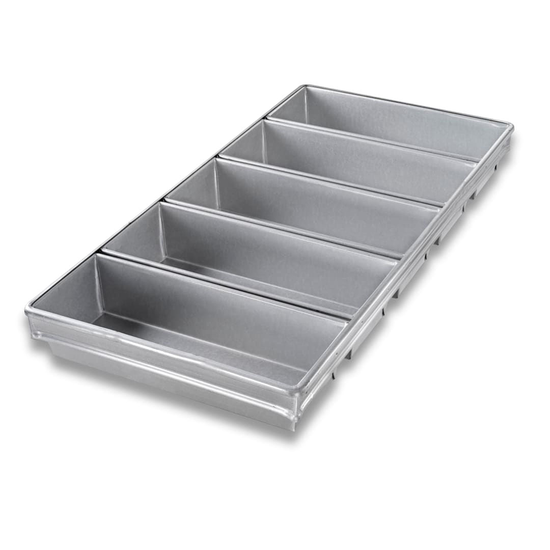 Chicago Metallic 44955 Glazed 5-Strap Open Top Bread Pan