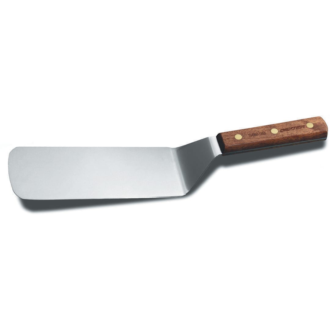 Dexter Russell S8698PCP Wood Handle 8 x 3" Grill Turner