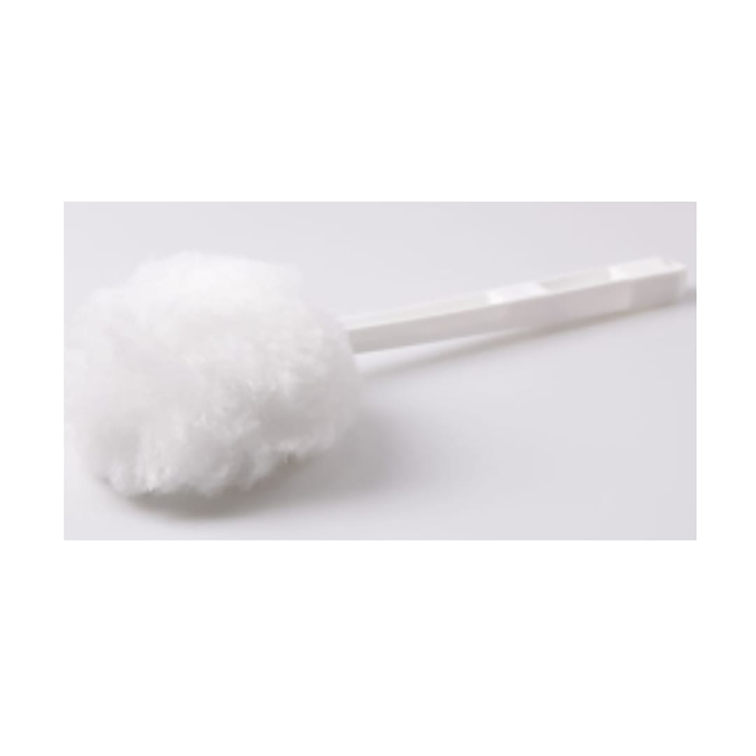 Darling Foodservice 12" White Deluxe Toilet Bowl Mop