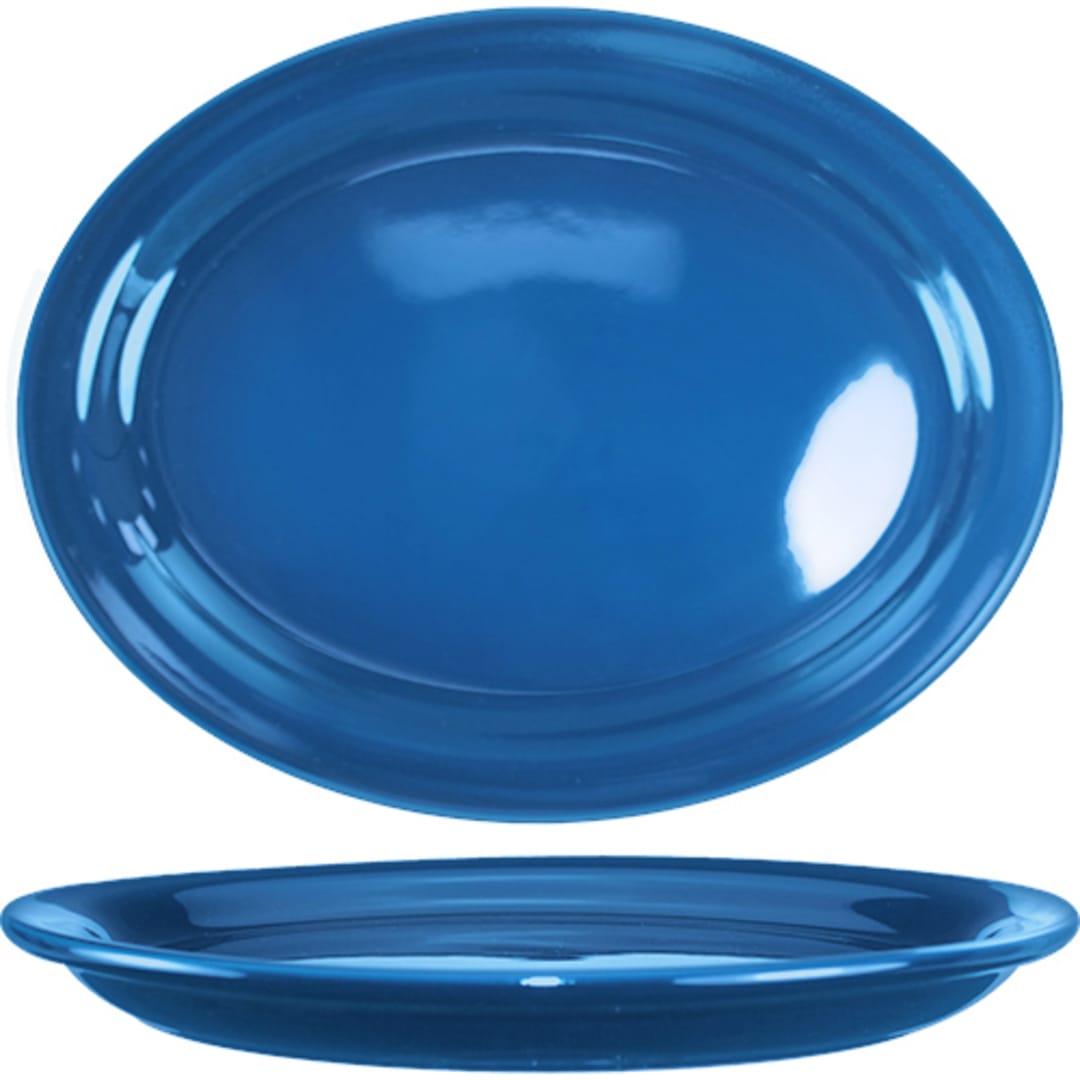 International Tableware CAN-14-LB Light Blue 13.25" Platter