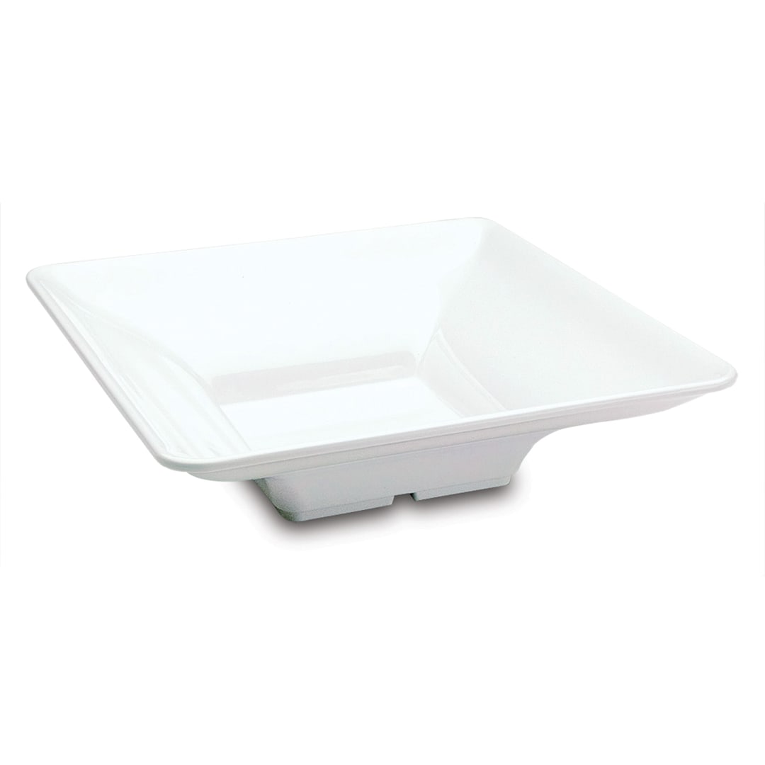 Delfin DFBSQ123AS020 3 Qt. White Square Pacific Rim Bowl