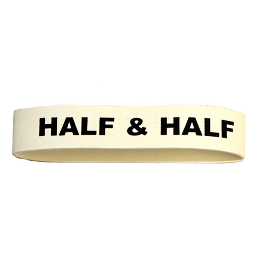 Service Ideas FBHALF&HALF Half and Half Flavorband Label - 6 / CS